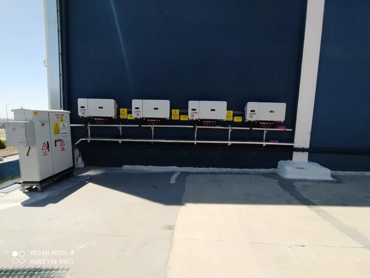 GES inverter ve saha bağlantı uygulaması