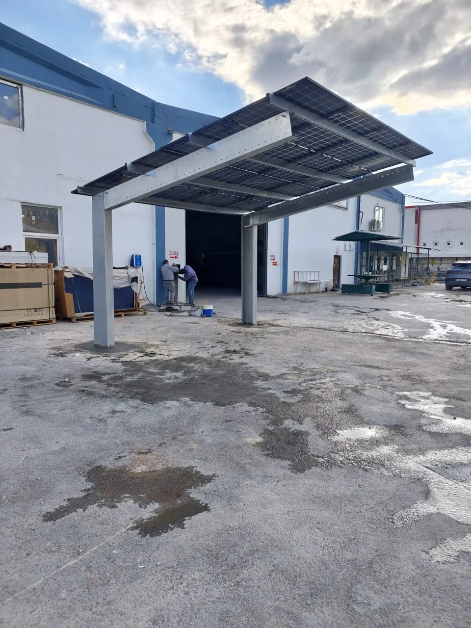 Solar carport imalatı