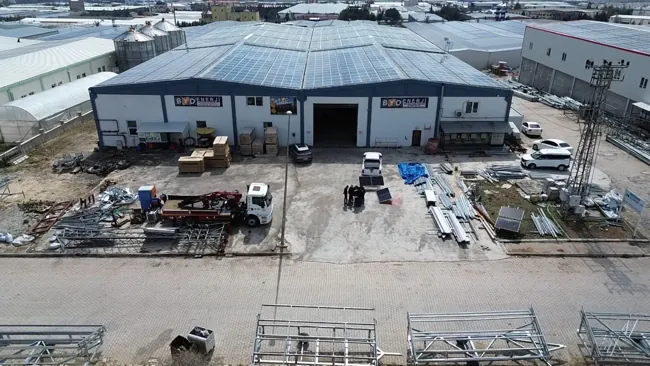 BYD Enerji Adıyaman OSB üretim tesisi