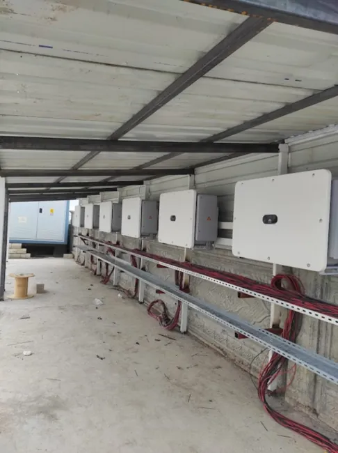Sahada inverter ve elektrik bağlantıları